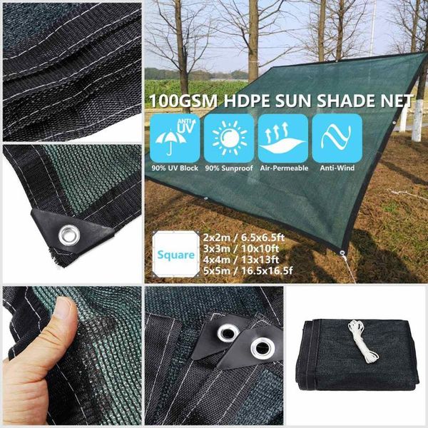 shade sun sail green hdpe sunshade net shelter outdoor garden sunblock cloth patio cover anti-uv car 2/3/4/5m
shade sun sail green hdpe sunshade net shelter outdoor garden sunblock cloth patio cover anti-uv car 2/3/4/5m