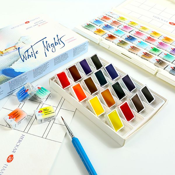 watercolor paint set solid pigment 12/16/24 colors student artist water color painting paint set beginners pigment art supplies
watercolor paint set solid pigment 12/16/24 colors student artist water color painting paint set beginners pigment art supplies