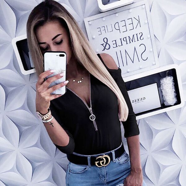 hirigin fashion women's cool slim shirts zipper neck summer casual blouse shirt fashion women blusa, White
hirigin fashion women's cool slim shirts zipper neck summer casual blouse shirt fashion women blusa, White