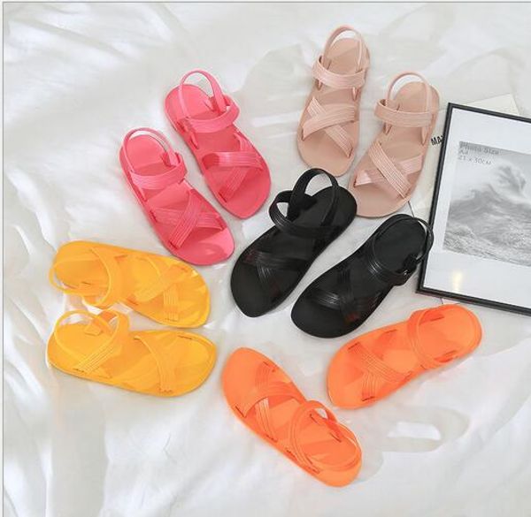 new sandals female students korean version of harajuku style wild flat net red jelly ladies sandals and slippers beach shoes, Black
new sandals female students korean version of harajuku style wild flat net red jelly ladies sandals and slippers beach shoes, Black