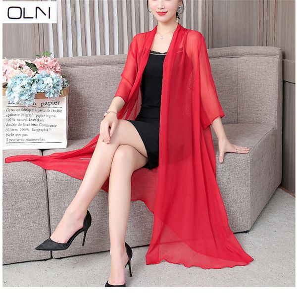 2019 spring and summer new women's embroidery silk outside the cardigan shawl thin coat large size -3xl hong kong style, Tan;black
2019 spring and summer new women's embroidery silk outside the cardigan shawl thin coat large size -3xl hong kong style, Tan;black