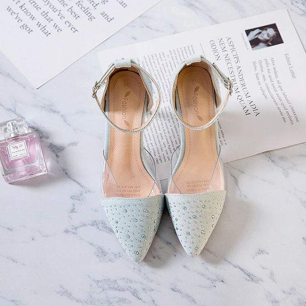 new spring autumn fashion lady belt and single shoes solid color pointed fresh and sweet daily female high-heeled shoes u22-78, Black
new spring autumn fashion lady belt and single shoes solid color pointed fresh and sweet daily female high-heeled shoes u22-78, Black