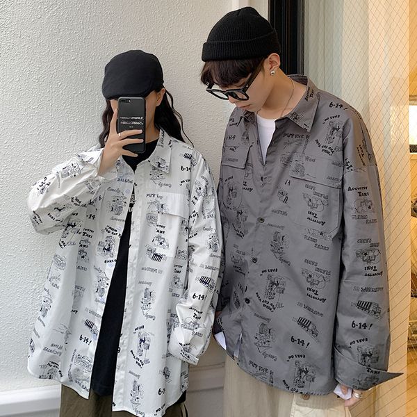 2019 direct selling sale cotton regular vadim plus size women lovers' spring printed sleeve shirt women's sense of design, White
2019 direct selling sale cotton regular vadim plus size women lovers' spring printed sleeve shirt women's sense of design, White