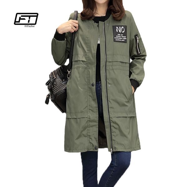fitaylor autumn women windbreaker coat fashion casual jacket o neck long sleeve letter print medium long slim coat, Tan;black
fitaylor autumn women windbreaker coat fashion casual jacket o neck long sleeve letter print medium long slim coat, Tan;black