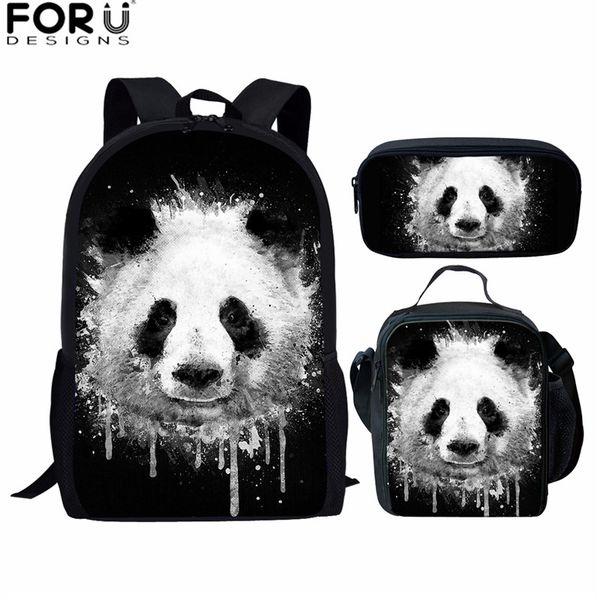 forudesigns 16 inch funny schooltas panda children backpacks girls boys book bags teenager schoolbag 3pcs/set mochila satchel
forudesigns 16 inch funny schooltas panda children backpacks girls boys book bags teenager schoolbag 3pcs/set mochila satchel
