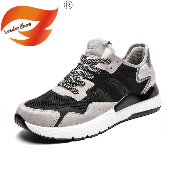 leader show men casual shoes comfortable fashion men shoes brand outdoor sneakers for lace-up flats zapatillas hombre, Black
leader show men casual shoes comfortable fashion men shoes brand outdoor sneakers for lace-up flats zapatillas hombre, Black