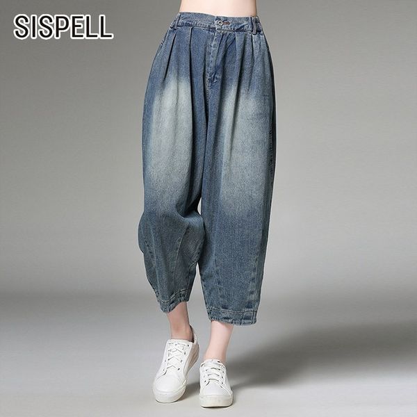 sispell summer blue harem jeans women high waist pockets zipper straight casual loose jean pants female fashion new tide 2019
sispell summer blue harem jeans women high waist pockets zipper straight casual loose jean pants female fashion new tide 2019