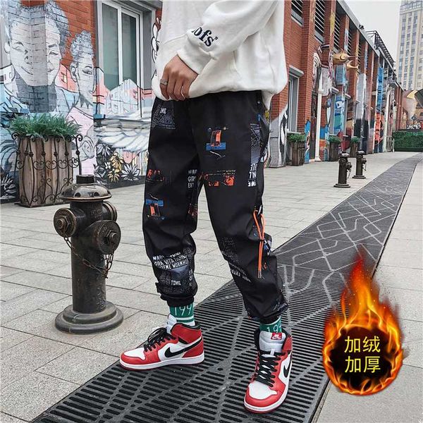 men's pants 2021 hip-hop 9 points autumn ins trend style of sports korean casual reflective beam, Black
men's pants 2021 hip-hop 9 points autumn ins trend style of sports korean casual reflective beam, Black