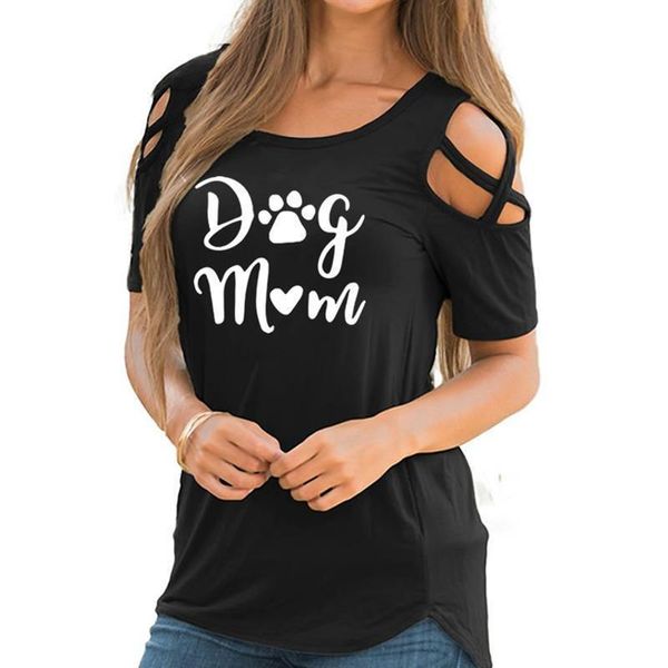 new fashion bandage off shoulderdog mom letters printt-shirt for women t-shirt women plus size funny size streetwear punk, White
new fashion bandage off shoulderdog mom letters printt-shirt for women t-shirt women plus size funny size streetwear punk, White