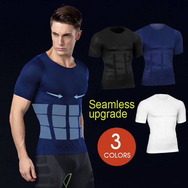 men shaper vest body slimming t shirt male belt modeling strap tummy belly waist girdle compression shirt shapewear, Black;blue
men shaper vest body slimming t shirt male belt modeling strap tummy belly waist girdle compression shirt shapewear, Black;blue