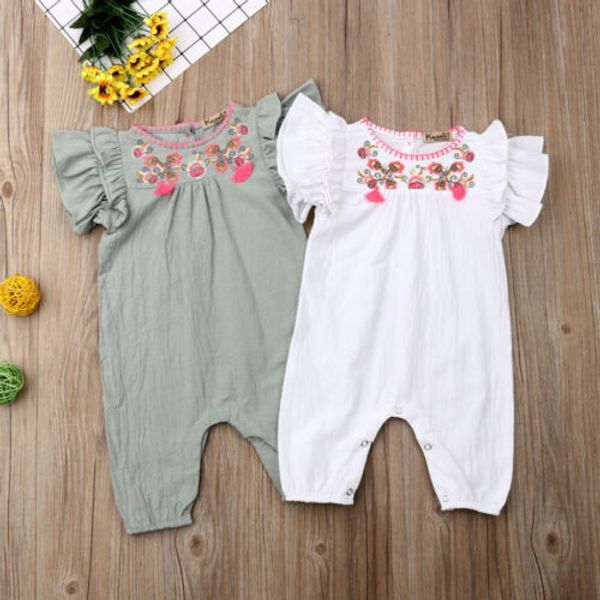 0-24month newborn romper baby girl summer ruffle floral romper toddler one-piece jumpsuit outfits clothes, Blue
0-24month newborn romper baby girl summer ruffle floral romper toddler one-piece jumpsuit outfits clothes, Blue