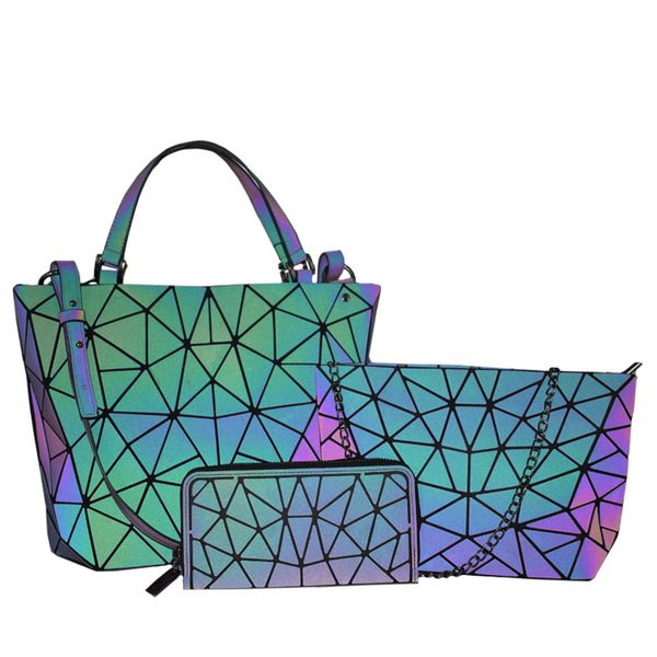 women handbags 3 pcs bag set luminous crossbody bags for women wallet 2019 geometric shoulder bag female purse and handbag tote
women handbags 3 pcs bag set luminous crossbody bags for women wallet 2019 geometric shoulder bag female purse and handbag tote