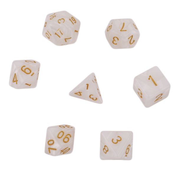 7pcs/set polyhedral dice lados for trpg board game dungeons and dragons acrylic d4-d20 bright color dados de doce
7pcs/set polyhedral dice lados for trpg board game dungeons and dragons acrylic d4-d20 bright color dados de doce