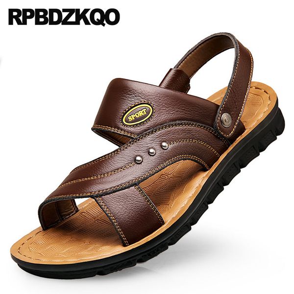 fashion shoes beach designer waterproof brown size 46 47 slippers slides flat men sandals leather summer soft large water 2019, Black
fashion shoes beach designer waterproof brown size 46 47 slippers slides flat men sandals leather summer soft large water 2019, Black