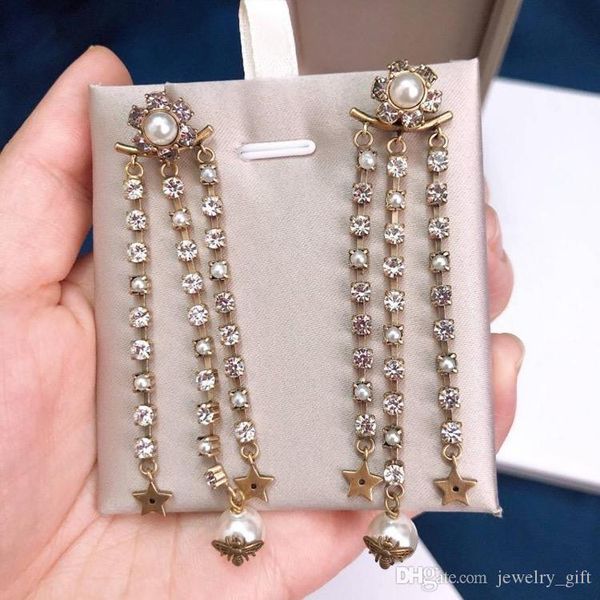 letter pearl earrings female 2019 new tide star fringe long exaggerated stud earrings flower earrings two wear, Golden;silver
letter pearl earrings female 2019 new tide star fringe long exaggerated stud earrings flower earrings two wear, Golden;silver