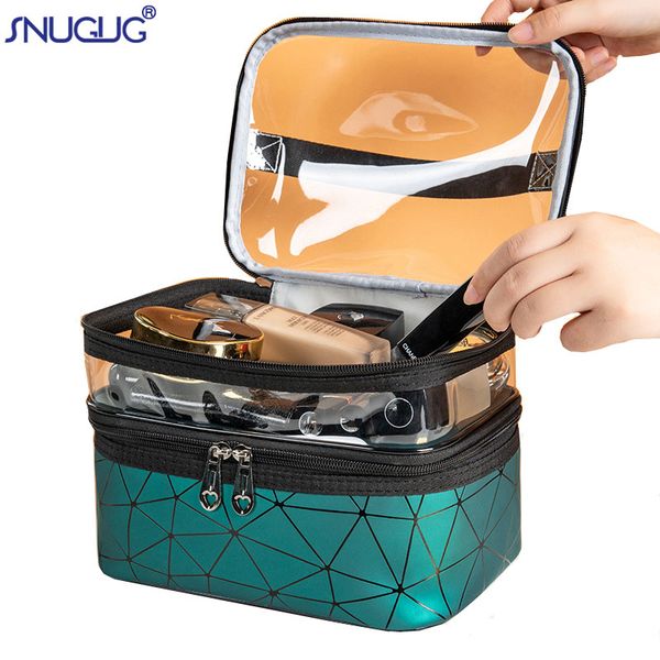 new double layer women cosmetic bag portable make up bag travel storage organizer cosmetics case transparent makeup storage box
new double layer women cosmetic bag portable make up bag travel storage organizer cosmetics case transparent makeup storage box