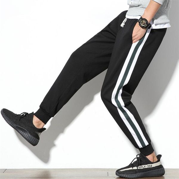мужские повседневные брюки весна joggers плюс размер сыпучие мужчины jogger pant pantalones hombre япония white side нашивки слаксы sweatpan, Black
мужские повседневные брюки весна joggers плюс размер сыпучие мужчины jogger pant pantalones hombre япония white side нашивки слаксы sweatpan, Black