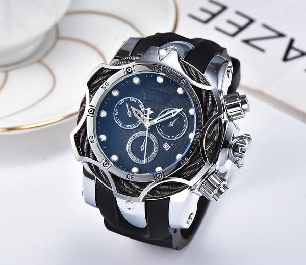 2019 luxury gold watch men's sports quartz watch timing date automatic rubber men's exquisite brand gift watches, Slivery;brown
2019 luxury gold watch men's sports quartz watch timing date automatic rubber men's exquisite brand gift watches, Slivery;brown