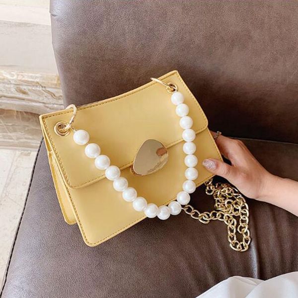 solid color square pearl tote bag fashion new high-quality pu leather women's designer handbag 2020 chain shoulder messenger bag
solid color square pearl tote bag fashion new high-quality pu leather women's designer handbag 2020 chain shoulder messenger bag