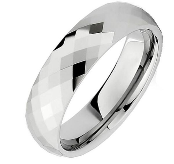6mm shiny faceted face tungsten carbide ring mirror high polished wholesales, Silver
6mm shiny faceted face tungsten carbide ring mirror high polished wholesales, Silver