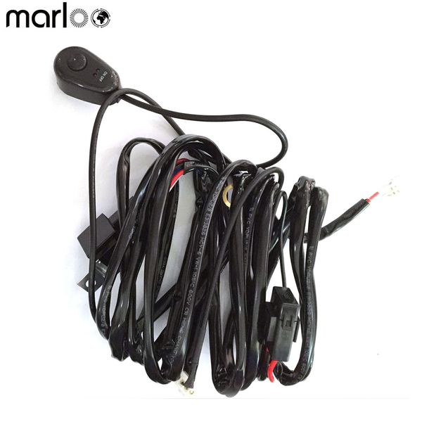 marloo universal wiring harness heavy duty wire harness kit for led light bar 12v 40a fuse relay on off switch relay 14awg
marloo universal wiring harness heavy duty wire harness kit for led light bar 12v 40a fuse relay on off switch relay 14awg