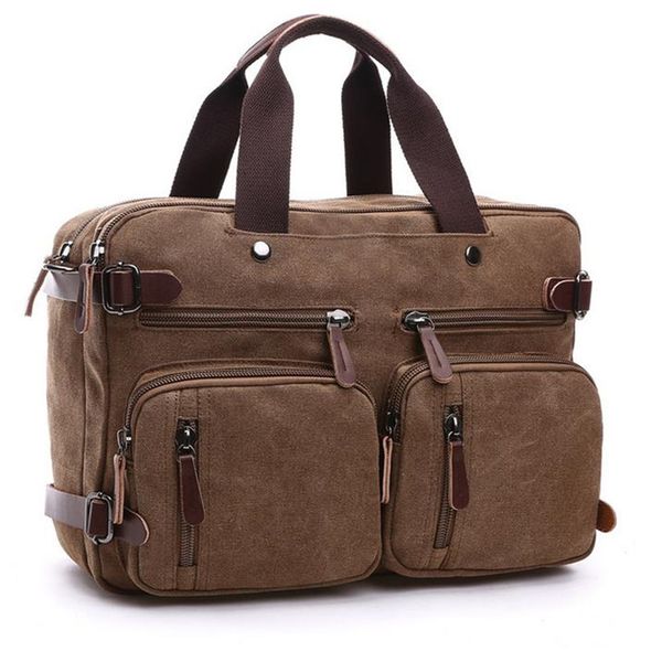 large capacity men briefcase canvas bag leather travel suitcase messenger shoulder bag handbag casual business lappocket 40#
large capacity men briefcase canvas bag leather travel suitcase messenger shoulder bag handbag casual business lappocket 40#