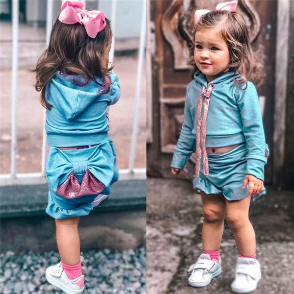 2020 fashion toddler kids girls clothes set sequins long sleeve sweatshirt shorts outfits casual infant girls tracksuit set, White
2020 fashion toddler kids girls clothes set sequins long sleeve sweatshirt shorts outfits casual infant girls tracksuit set, White