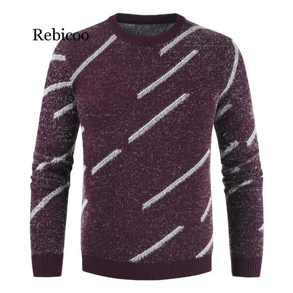 men's knitted sweater striped o-neck cashmere pullover winter wool sweater pull homme jumper men sueters de hombre 2019, White;black
men's knitted sweater striped o-neck cashmere pullover winter wool sweater pull homme jumper men sueters de hombre 2019, White;black