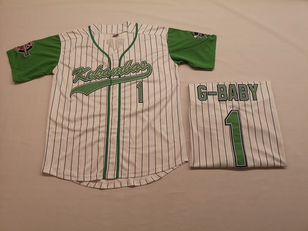 Double Stitched #1 Jarius G-Baby Evans Kekambas The Movie Hardball DeWayne Warren Baseball Jerseys 
Double Stitched #1 Jarius G-Baby Evans Kekambas The Movie Hardball DeWayne Warren Baseball Jerseys