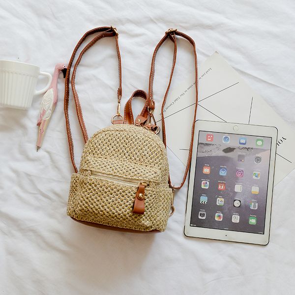 fashion women's backpack bohemian straw woven beach bag teenage girl fashion school bags solid casual travel backpack feminina
fashion women's backpack bohemian straw woven beach bag teenage girl fashion school bags solid casual travel backpack feminina