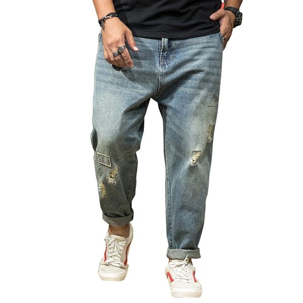 2019 new jeans men classical jeans straight leg male casual pants plus size 40 42 44 46 cotton denim trousers blue
2019 new jeans men classical jeans straight leg male casual pants plus size 40 42 44 46 cotton denim trousers blue