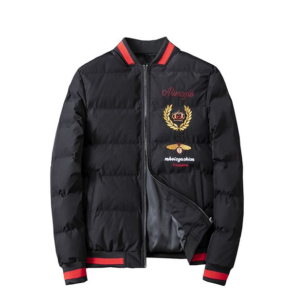 2020 new men luxury jacket baseball collar cotton slim embroidered fashion jacket warm costs mens designer jackets cardigan plus m-6xl, Black;brown
2020 new men luxury jacket baseball collar cotton slim embroidered fashion jacket warm costs mens designer jackets cardigan plus m-6xl, Black;brown