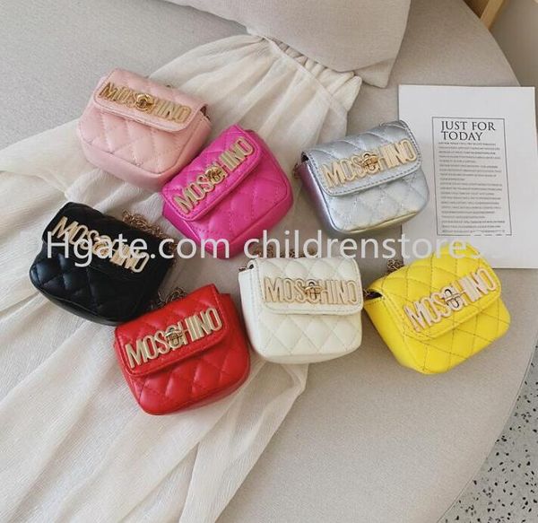 children handbag mini girl shoulder bag fashion letter metal chain bucket kids flap bag party baby purse gift messenger bags, Black
children handbag mini girl shoulder bag fashion letter metal chain bucket kids flap bag party baby purse gift messenger bags, Black