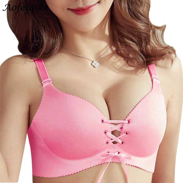 women fashion seamless bra adjusted wireless push up bra bandage massage bralette women underwear lingerie thick 2017 new, Red;black
women fashion seamless bra adjusted wireless push up bra bandage massage bralette women underwear lingerie thick 2017 new, Red;black