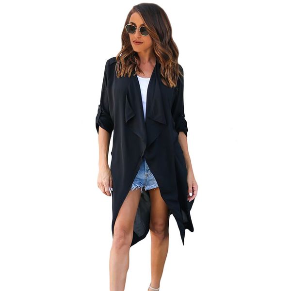 fashion women loose jacket turndown collar regular sleeved solid spring/fall(autumn) jacket black/red/baby blue plus size ,xxl, Blue;black
fashion women loose jacket turndown collar regular sleeved solid spring/fall(autumn) jacket black/red/baby blue plus size ,xxl, Blue;black