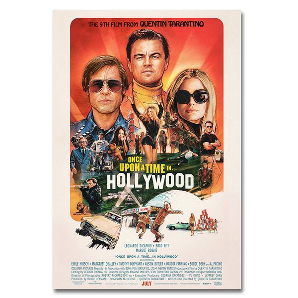 2019 new movie silk poster once upon a time in hollywood retro art prints vintage wall decor pictures quentin tarantino posters
2019 new movie silk poster once upon a time in hollywood retro art prints vintage wall decor pictures quentin tarantino posters