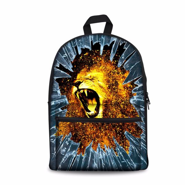 noisydesigns lion broken glass 3d printing shoulder backpack for teen students kid gifts bag customize image children schoolbag
noisydesigns lion broken glass 3d printing shoulder backpack for teen students kid gifts bag customize image children schoolbag