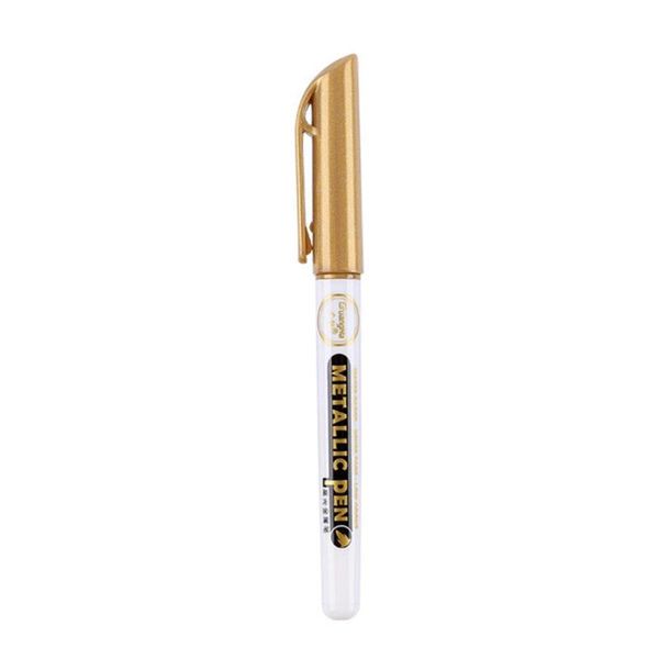 1pc diy metal waterproof permanent paint marker pens sharpie gold and silver 1.5mm student supplies craftwork pen art painting
1pc diy metal waterproof permanent paint marker pens sharpie gold and silver 1.5mm student supplies craftwork pen art painting