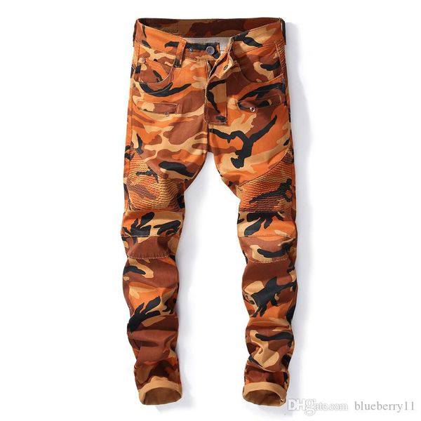 new men camouflage designer pants denim jeans men motocycle camo slim fit biker jeans size 29-38, Blue
new men camouflage designer pants denim jeans men motocycle camo slim fit biker jeans size 29-38, Blue