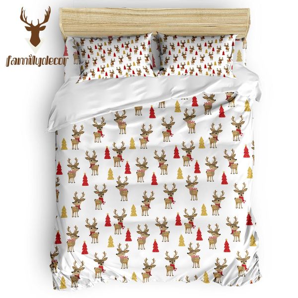 family decor white christams elk tree 4 piece bedding sets duvet cover sets machine washable california king the lovers' day
family decor white christams elk tree 4 piece bedding sets duvet cover sets machine washable california king the lovers' day