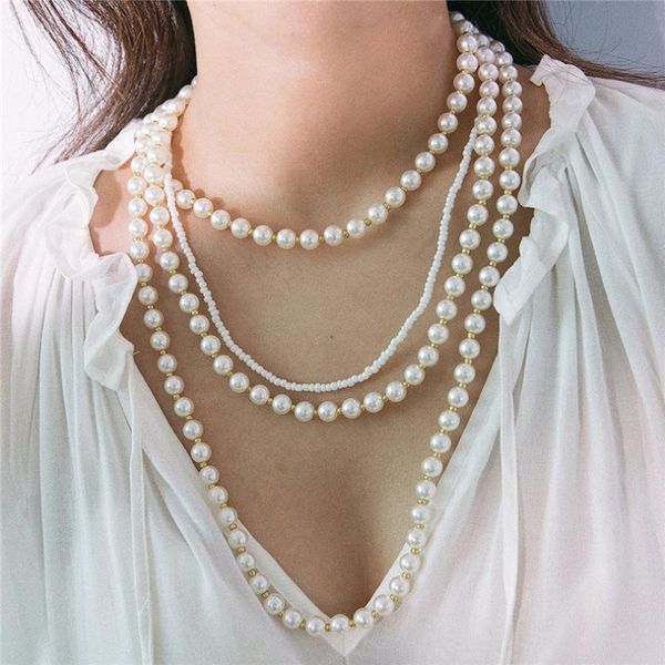 retro long necklace women metal multilayer necklace rice beads pearl ladies jewelry gift collares de moda 30aug14, Golden;silver
retro long necklace women metal multilayer necklace rice beads pearl ladies jewelry gift collares de moda 30aug14, Golden;silver
