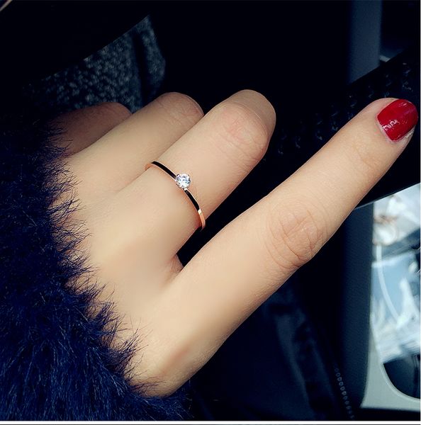 four prong setting wedding ring for women titanium steel sliver color bridal ring drop shopping, Slivery;golden
four prong setting wedding ring for women titanium steel sliver color bridal ring drop shopping, Slivery;golden