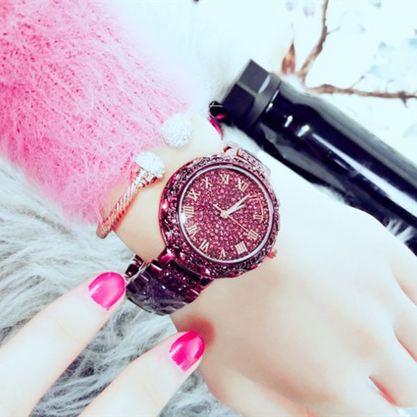 women's quartz waterproof tide watch fashion luxury full rhinestone large dial rhinestone steel belt tide meter, Slivery;brown
women's quartz waterproof tide watch fashion luxury full rhinestone large dial rhinestone steel belt tide meter, Slivery;brown