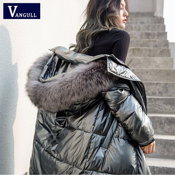 vangull oversized women winter jacket chic big fur warm cotton padded coat female parka 2019 arrival hooded glossy jacket women, Tan;black
vangull oversized women winter jacket chic big fur warm cotton padded coat female parka 2019 arrival hooded glossy jacket women, Tan;black