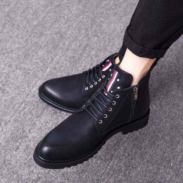 ankle boots men italian leather boots men coiffeur winter shoes mens dress boots business shoes men oxford leather, Black
ankle boots men italian leather boots men coiffeur winter shoes mens dress boots business shoes men oxford leather, Black