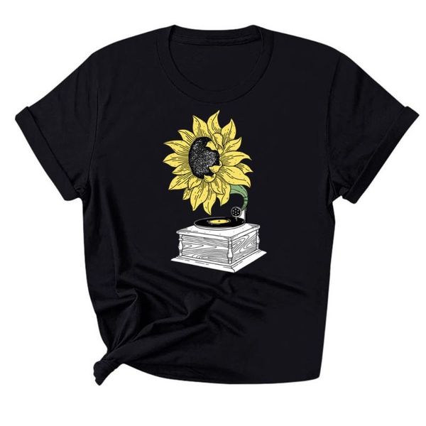 2020 новый женский футболка лето подсолнечник фонограф графический tee hipsters повседневная о-образным вырезом с коротким рукавом пляж tee, White
2020 новый женский футболка лето подсолнечник фонограф графический tee hipsters повседневная о-образным вырезом с коротким рукавом пляж tee, White