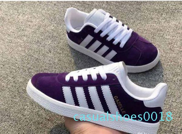 r1 2020 gazelle classic casual flat shoes suede sneakers outdoor lightweight men women zapatillas walking hiking shoes size25-45 c18, Black 
r1 2020 gazelle classic casual flat shoes suede sneakers outdoor lightweight men women zapatillas walking hiking shoes size25-45 c18, Black