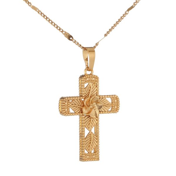 gold color flower leaf cross pendant necklace for women men eterner trendy life flower charm jewelry, Silver
gold color flower leaf cross pendant necklace for women men eterner trendy life flower charm jewelry, Silver
