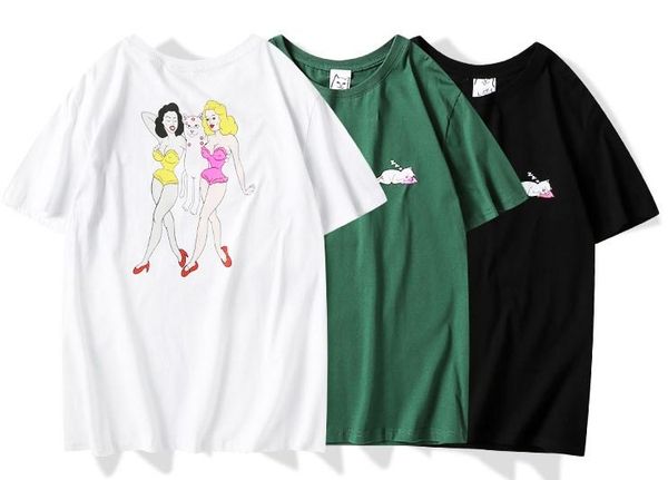 2020/ripndips luxury designer brand t shirt round neck high-quality fabric wild breathable fashion tshirts beauty cat printing tshirt, White;black
2020/ripndips luxury designer brand t shirt round neck high-quality fabric wild breathable fashion tshirts beauty cat printing tshirt, White;black