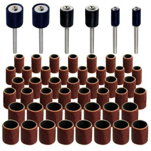 jumbo 51pc drum sanding kit - fits dremel - includes rubber drum mandrels 1/2, 3/8 & 1/4 inch
jumbo 51pc drum sanding kit - fits dremel - includes rubber drum mandrels 1/2, 3/8 & 1/4 inch